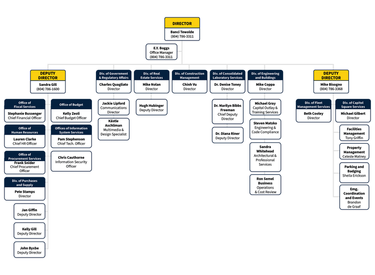 DGS Organization Chart