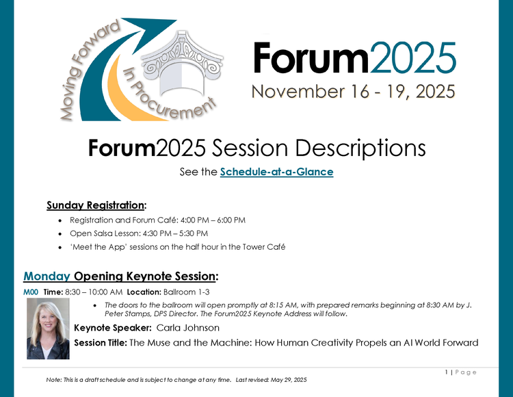 Forum2025 Session Descriptions document image