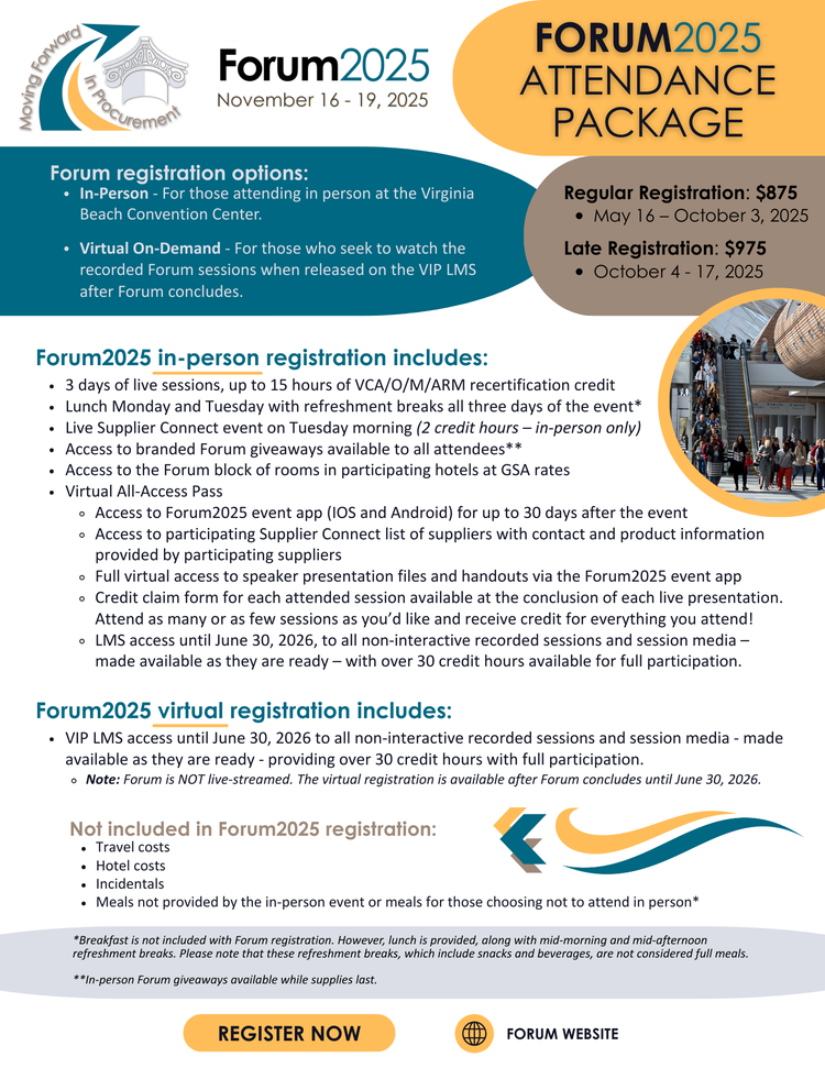 Forum2025 Attendance Package